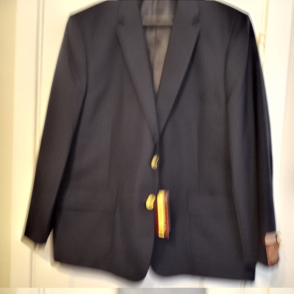 Louis Martin Navy Blazer, Size 40 (NWT) Unisex